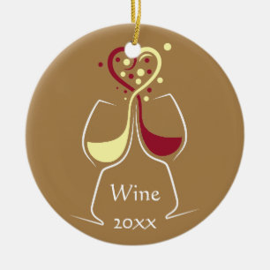 Wine Design Ornament
