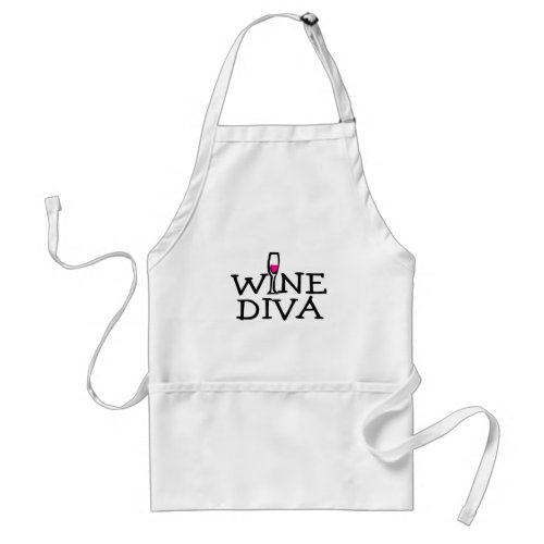 Wine Diva Adult Apron