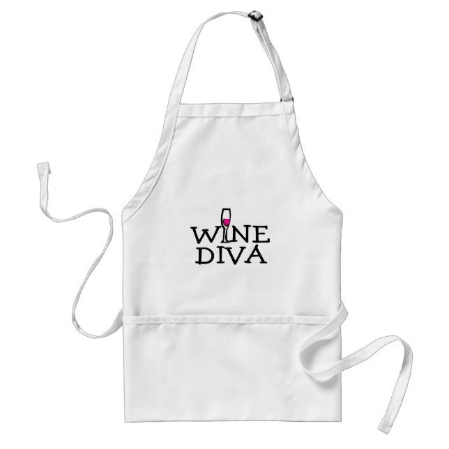 Wine Diva Adult Apron (Front)
