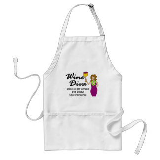 Wine Diva "Fabulous" Adult Apron