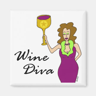 Wine Diva (No Saying) Magnet