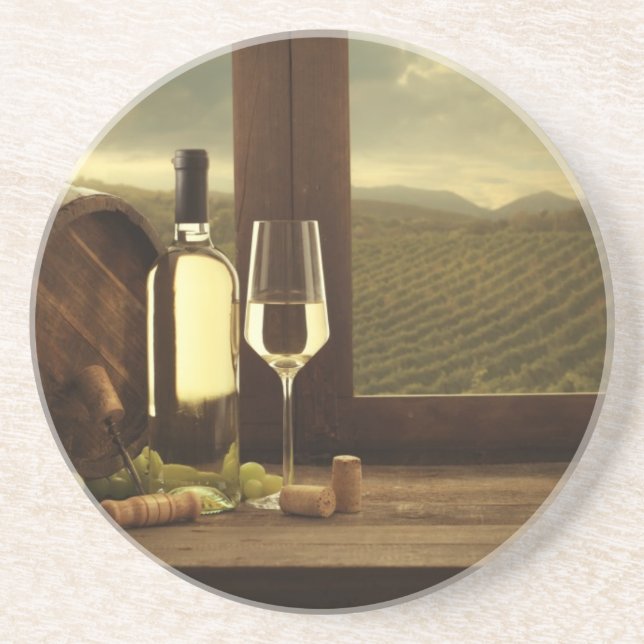 Wine Drink Coaster (Front)
