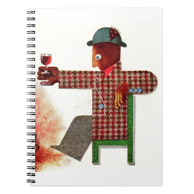 wine drinker AKA oenophile Notebook (Front)