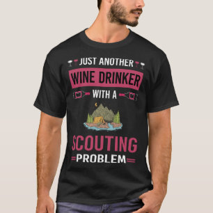 Wine Drinker Scouting Scout Scouts T-Shirt