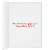 Wine Drinkers Cards (Inside (Right))