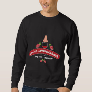 Wine Drinkers Exporter Importers Home Made Expert Sweatshirt