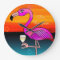 Wine drinking pink Flamingo personalized
