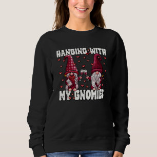 Wine Drunk Gnome Couple Loves Hanging With My Gnom Sweatshirt