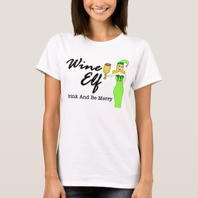 Wine Elf T-Shirt (Front)