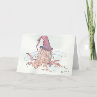 Wine fairy holiday card - room temperature horizon