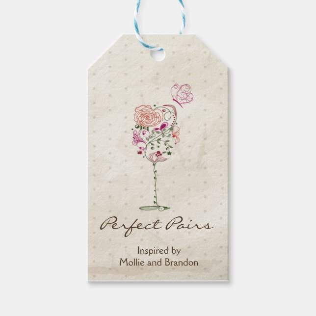 wine favor tag (Front)