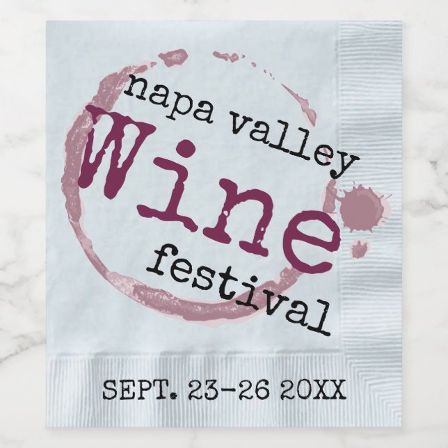 Wine Festival Label (Single Label)