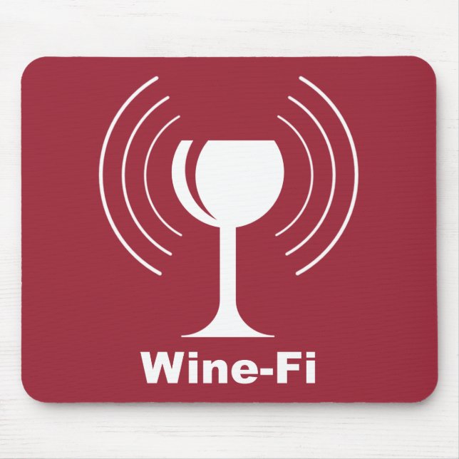 Wine-Fi Humor Mouse Pad (Front)