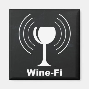 Wine-Fi Wine Lover Humor Magnet