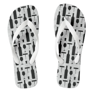 Wine Flip Flops