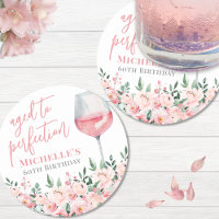 Wine Floral Birthday Party