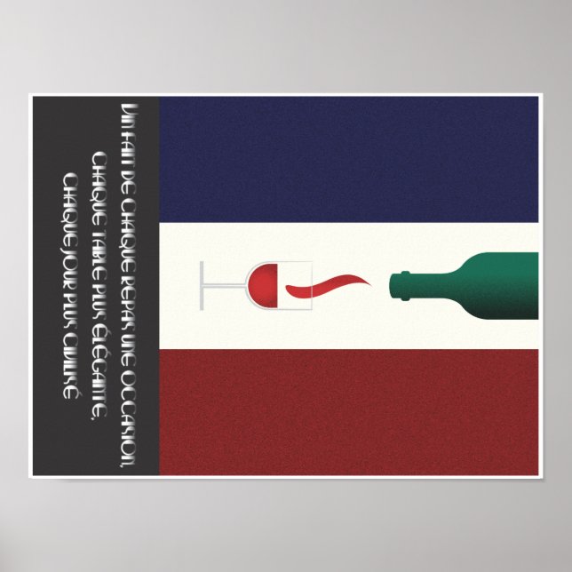 Wine for every occasion - in A.M style Poster (Front)
