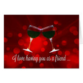 Wine Friendship Card (Front Horizontal)
