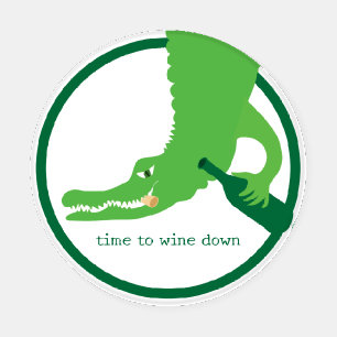 Wine Gator Coaster Set
