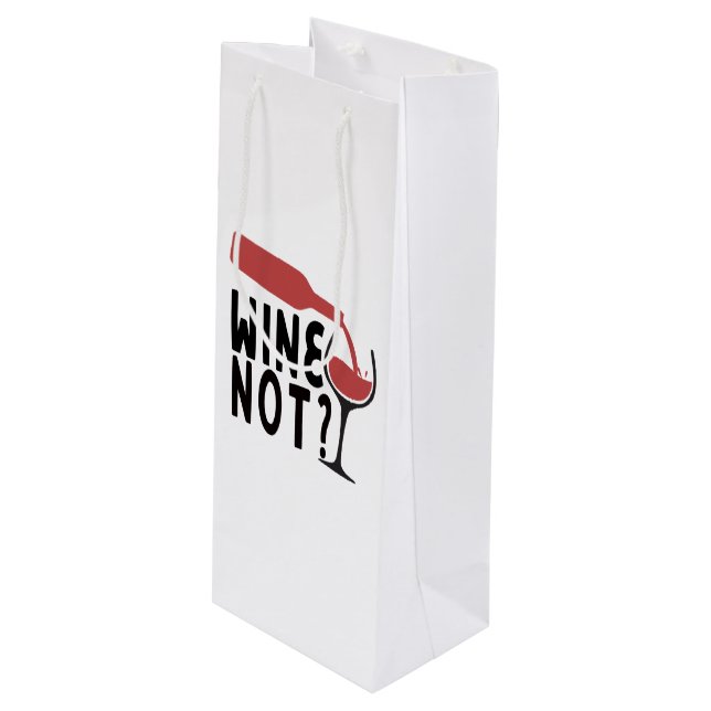 wine gift bag (Front Angled)