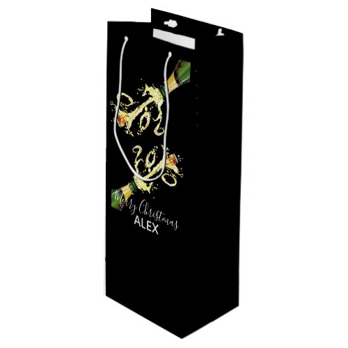 Wine Gift Bag_Champagne Splash Wine Gift Bag