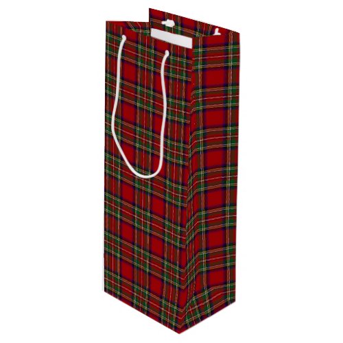 Wine Gift Bag_Red Plaid Wine Gift Bag