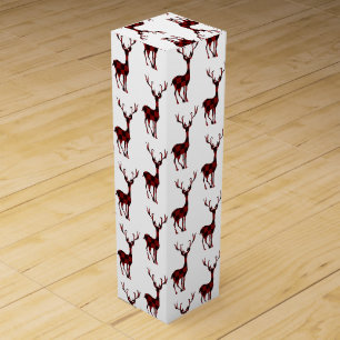 Wine Gift Box-Christmas Deer Box