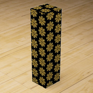 Wine Gift Box-Christmas Snowflakes Wine Box