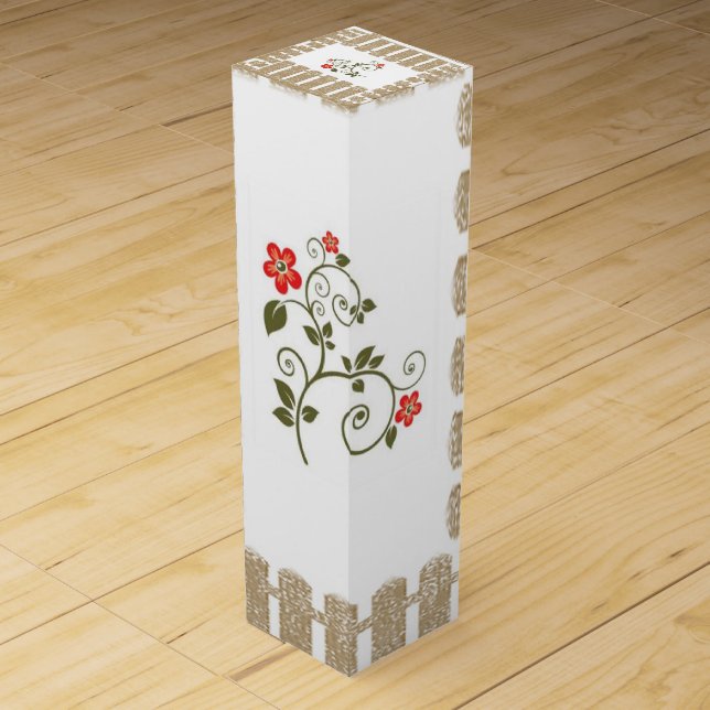 Wine Gift Box Floral (Front)