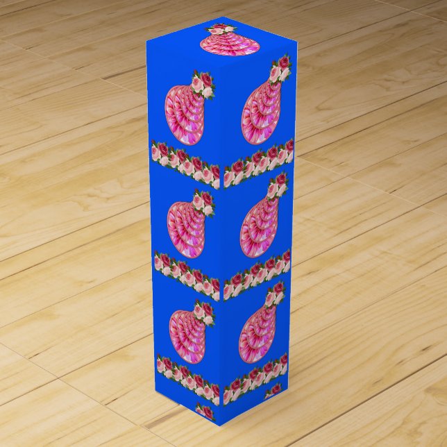 Wine Gift Box Floral (Front)