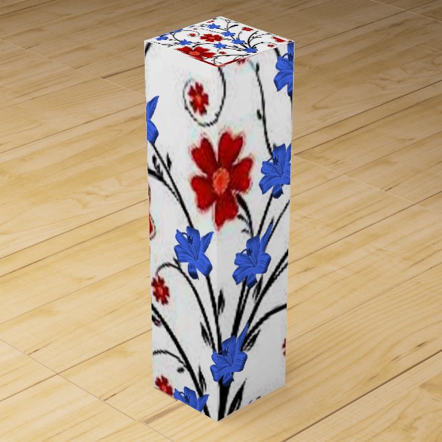 Wine Gift Box Floral (Front)