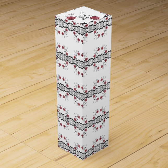 Wine Gift Box Floral (Front)
