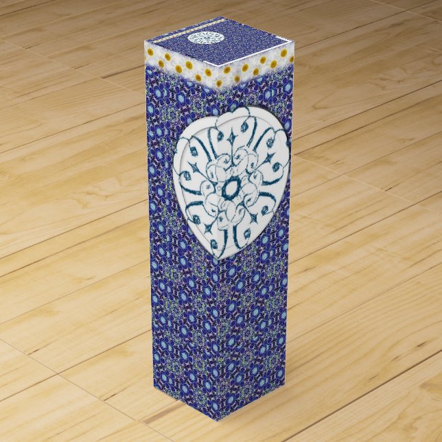 Wine Gift Box Floral (Front)
