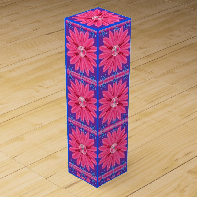 Wine Gift Box Floral (Front)
