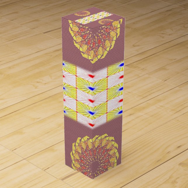 Wine Gift Box Floral (Front)