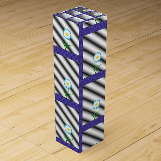 Wine Gift Box Floral (Front)