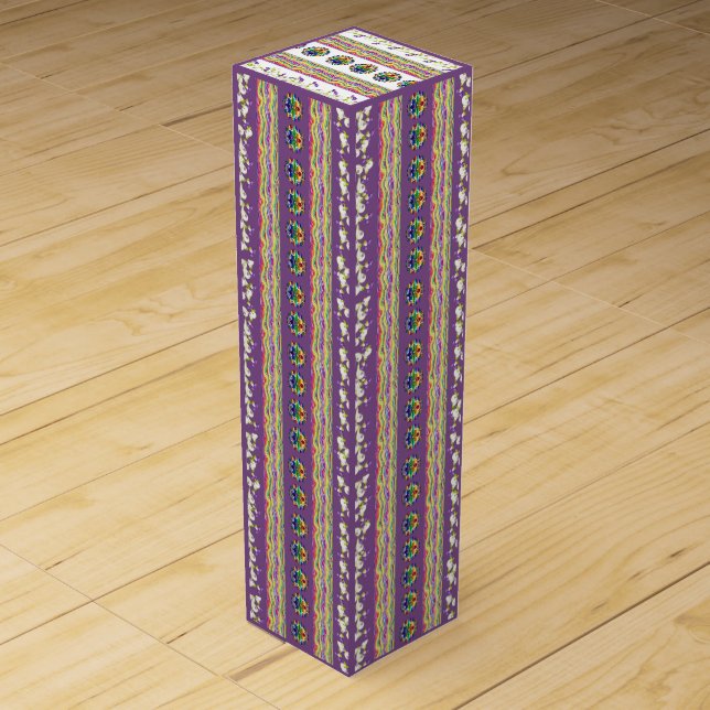 Wine Gift Box Floral (Front)