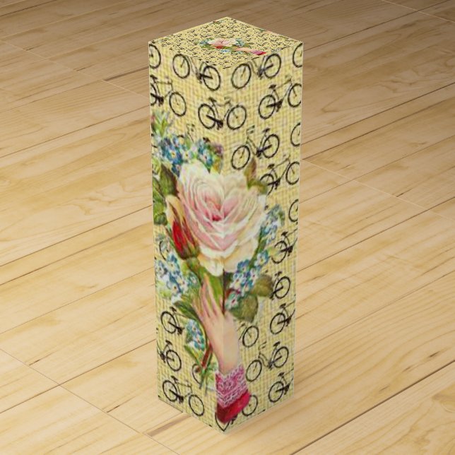 Wine Gift Box Floral (Front)