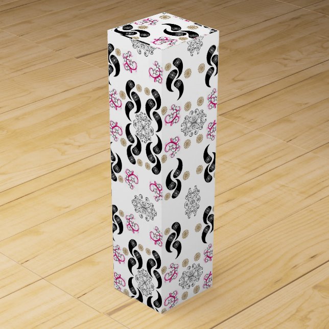 Wine Gift Box Floral (Front)