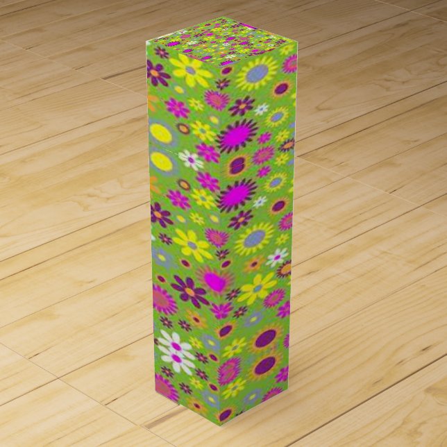 Wine Gift Box Floral (Front)