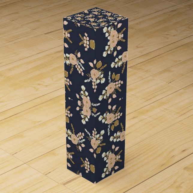 Wine Gift Box Floral (Front)