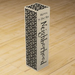 Wine Gift Box for New Neighbors - Elegant 1<br><div class="desc">Show your new neighbors that they are welcomed to the neighborhood with this beautiful wine box. Just add a great wine and make new friends!</div>