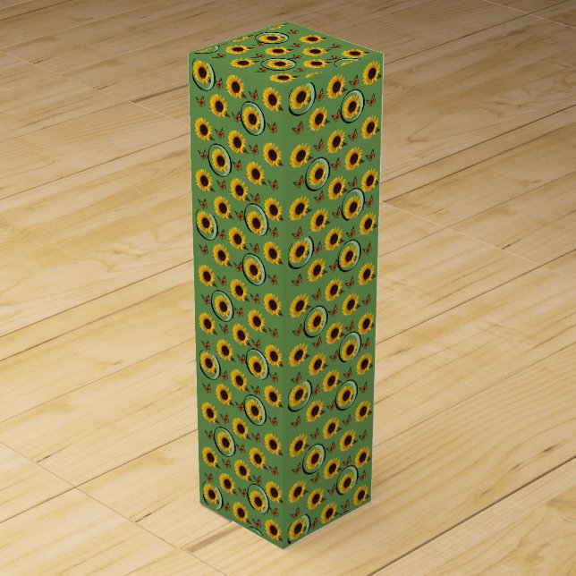 Wine Gift Box Sunflower (Front)