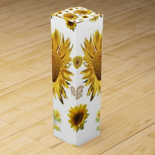 Wine Gift Box Sunflower