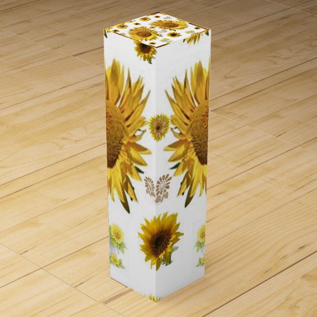 Wine Gift Box Sunflower (Front)