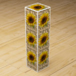 Wine Gift Box Sunflower<br><div class="desc">Wine Gift Box Something for everyone offers customized personalized wine gift box especially for that special moment with your loved ones. This uniquely designed gift box will impress your friends and family. While you are here already you may want to view other related bathroom items such as, shower curtain liners,...</div>