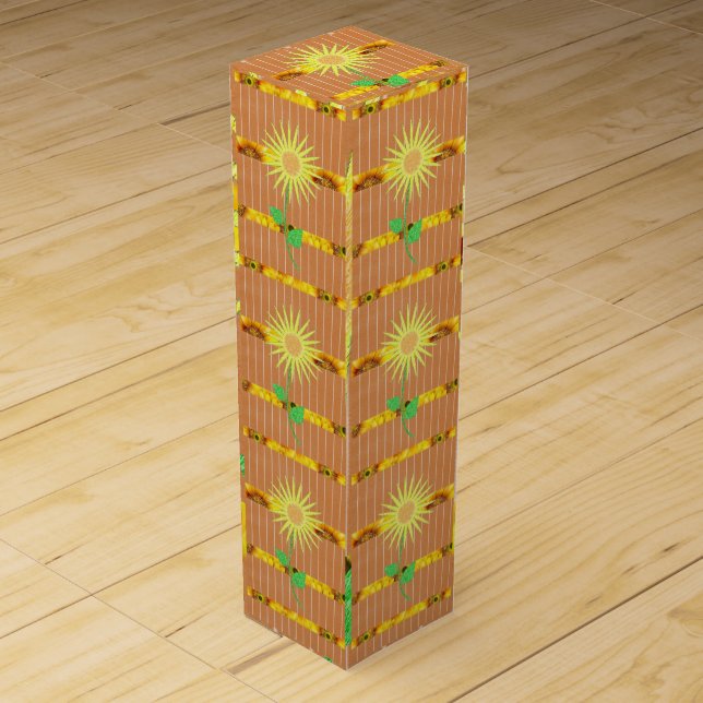 Wine Gift Box Sunflower (Front)