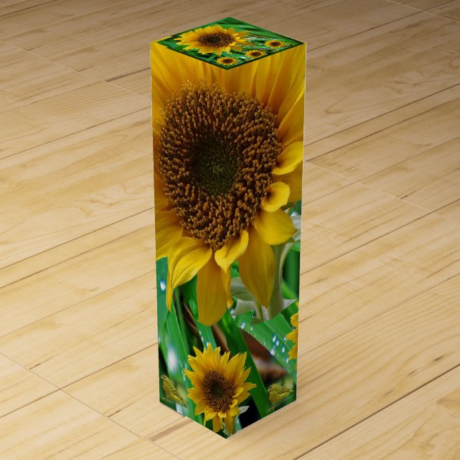 Wine Gift Box Sunflower (Front)