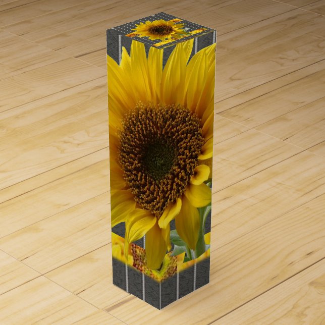 Wine Gift Box Sunflower (Front)