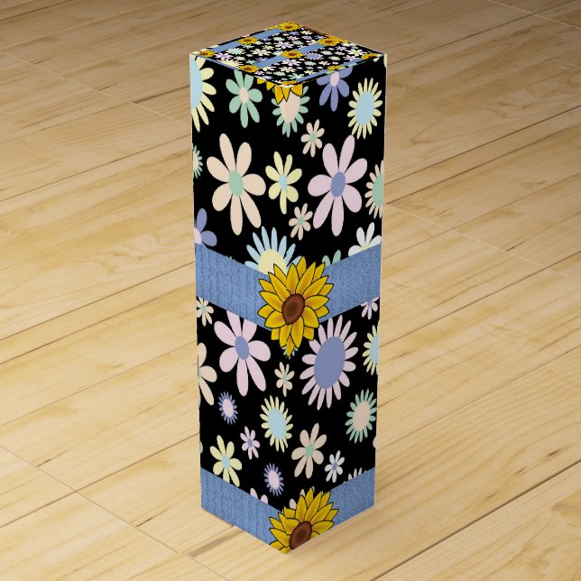 Wine Gift Box Sunflower (Front)